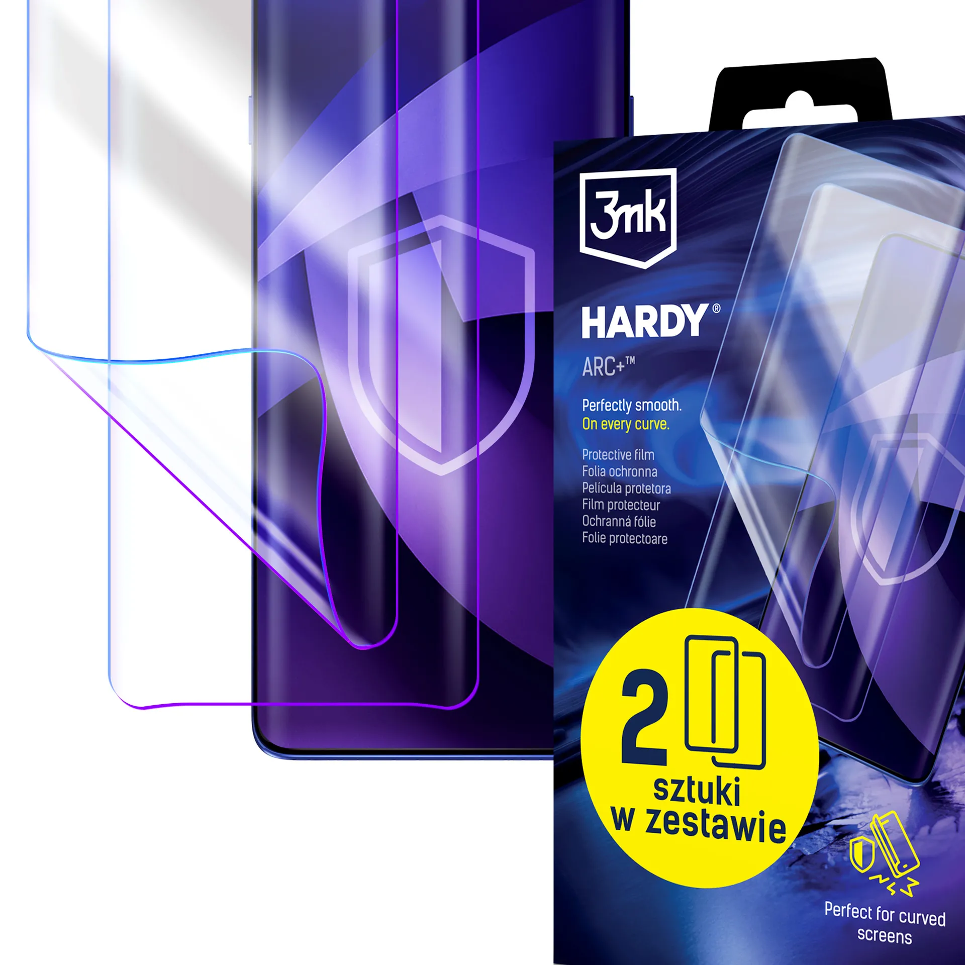Folia ochronna 3mk Hardy ARC+ do OnePlus 12 2 sztuki