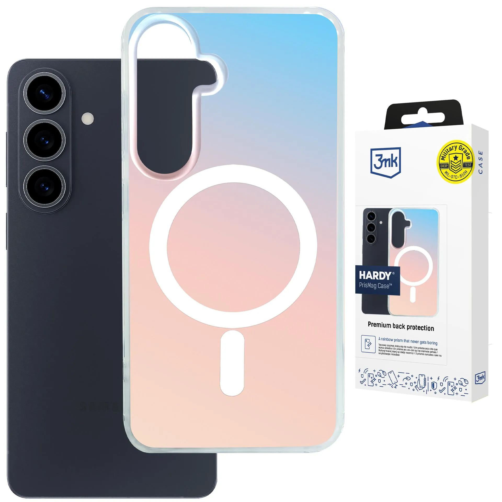 Etui 3mk Hardy PrisMag Case do Galaxy S26 Holograficzny