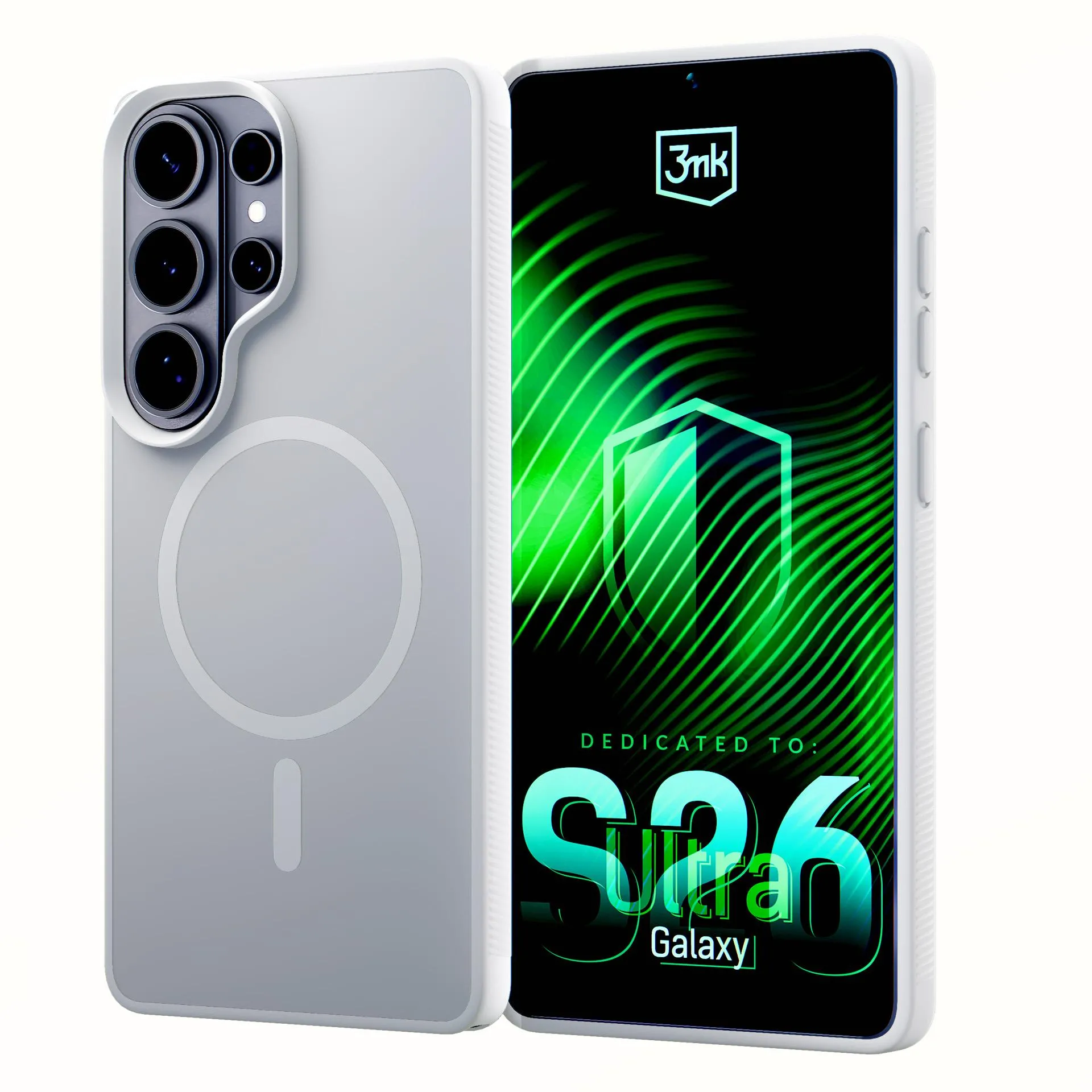 Etui 3mk Hardy Hazy MagCase do Galaxy S26 Ultra Biały