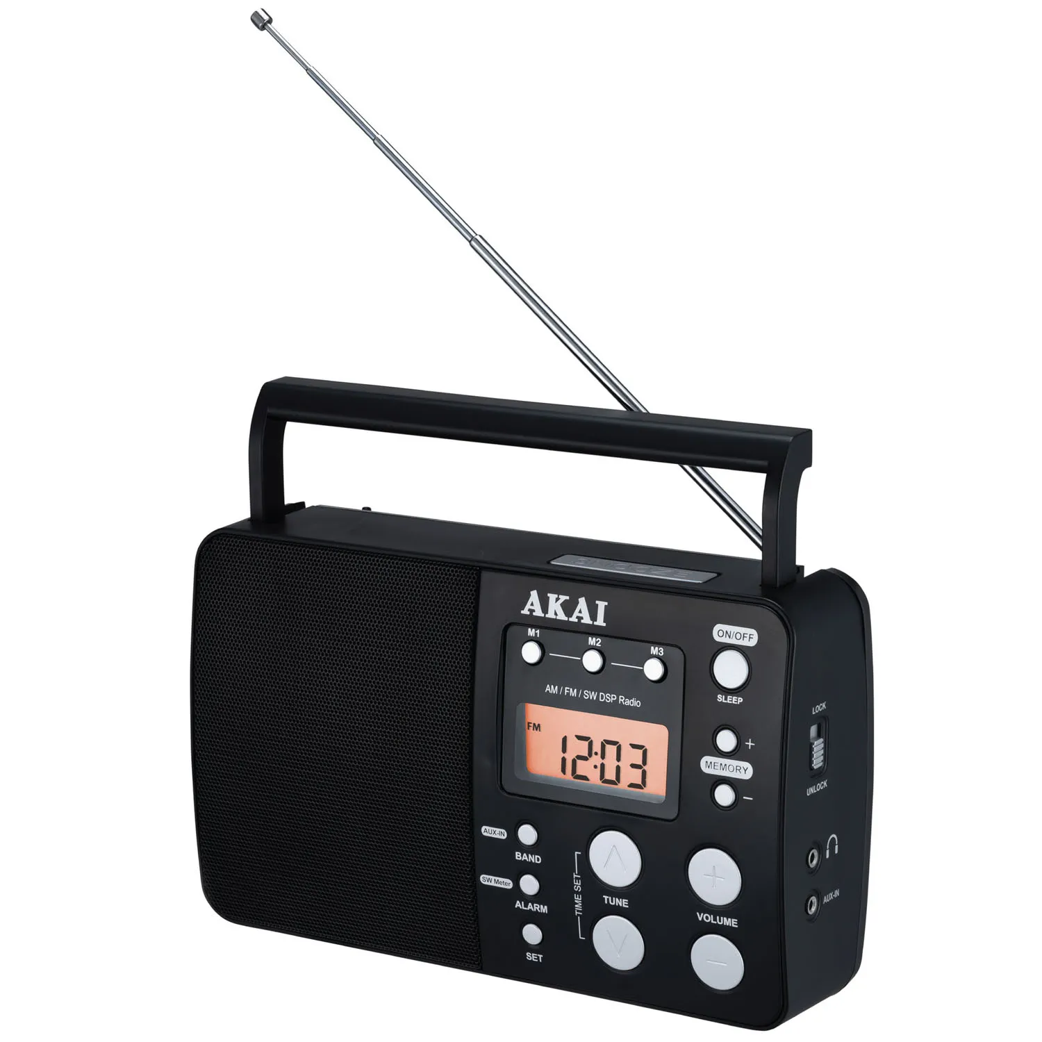 Radioodbiornik AKAI APR-200 Czarny