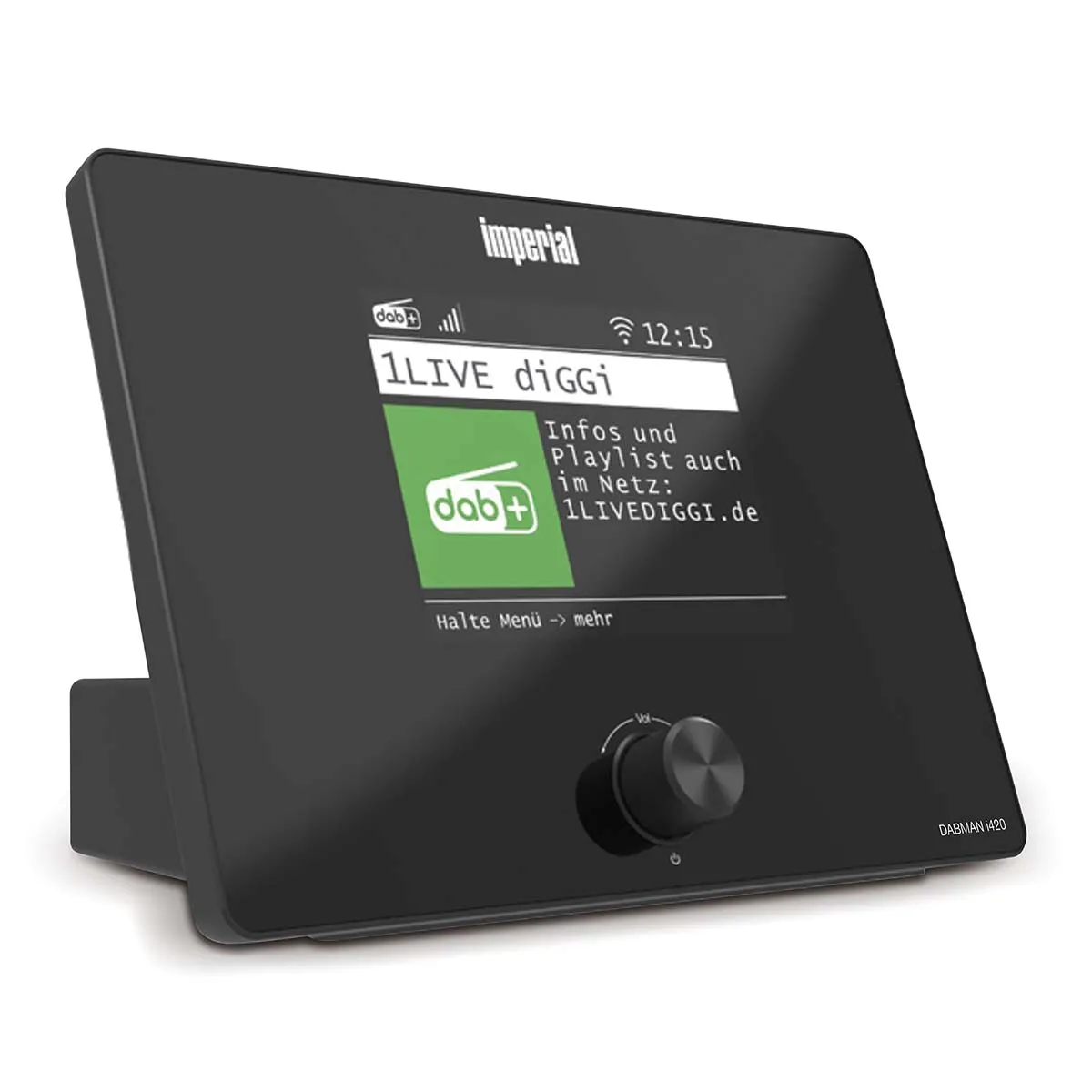 Radioodbiornik Imperial DABMANi420BK Radio FM DAB+ Internetowe Wi-Fi Bluetooth Czarny