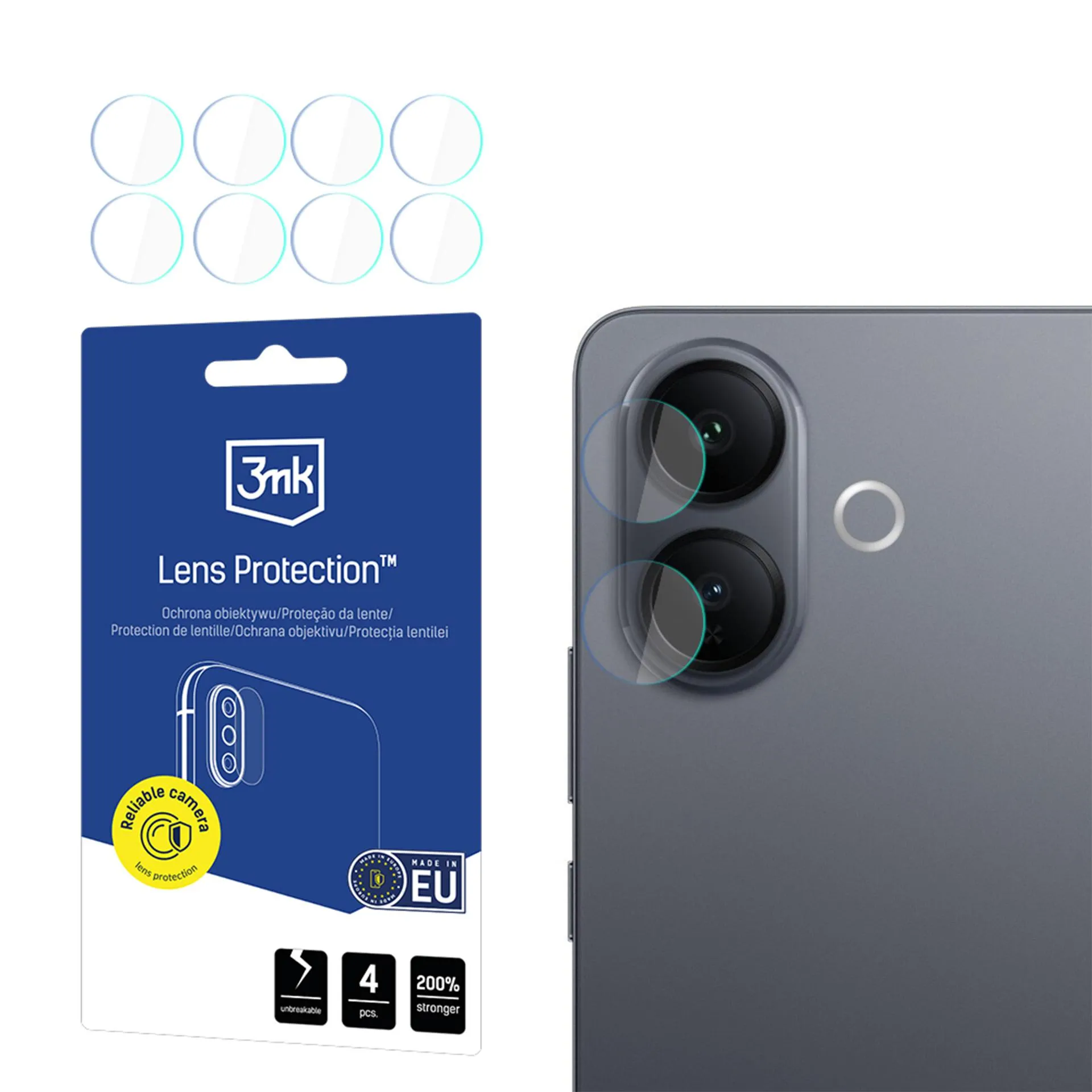 Szkło hybrydowe 3mk Lens Protection do Vivo V60 Lite 5G