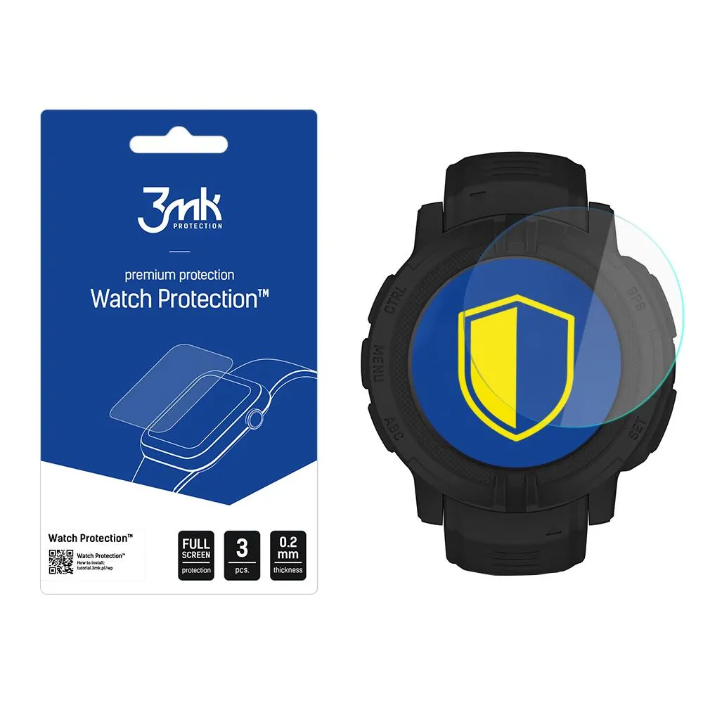 Szkło hybrydowe 3mk FlexibleGlass do Garmin Instinct 2/Solar