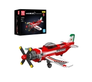 Mould King Racing Airplane 24058 Zestaw klocków z 470 elementów