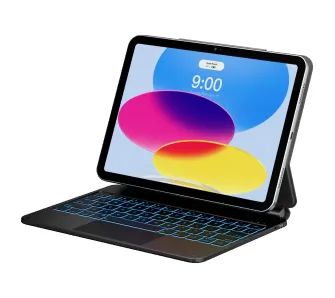 Etui na tablet Typecase Edge z klawiaturą do iPad 11" A16 2025/iPad 10.9" 2022 Włókno węglowe