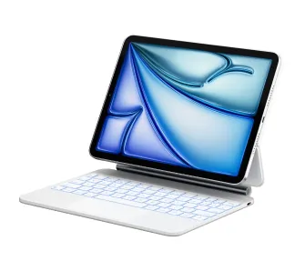 Etui na tablet Typecase Edge z klawiaturą do iPad Air 11" M2 2024/M3 2025/M4 2026 Biały