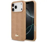 Lacoste Nomograme Gold Logo MagSafe do iPhone 17 Pro Max Różowy