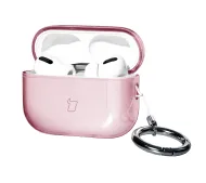 Bizon Case Headphone Clear do AirPods Pro 3 Przeźroczysty-Różowy
