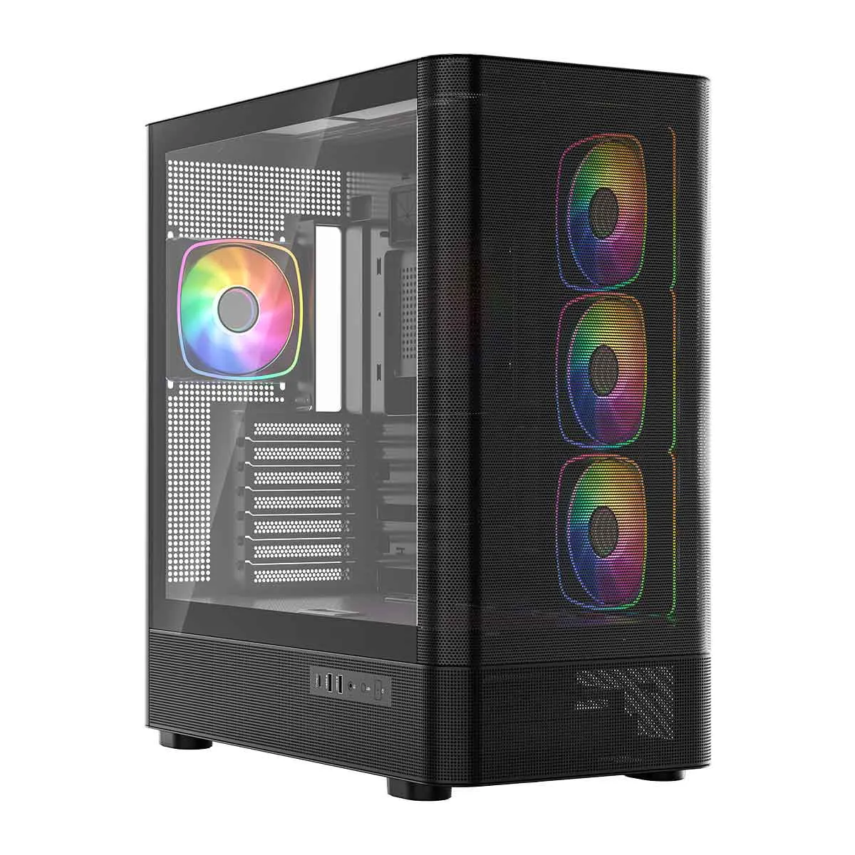 Obudowa MODECOM Volcano AQ300 ARGB Czarny