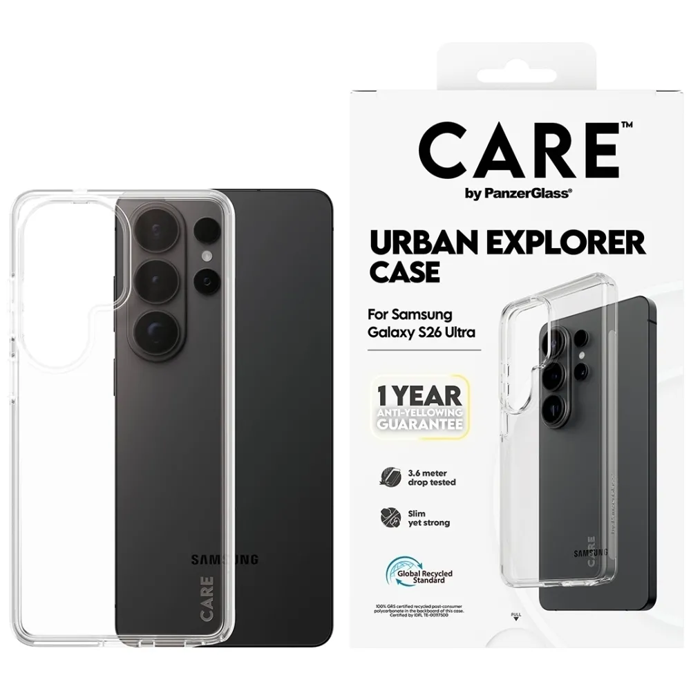 Etui PanzerGlass Urban Explorer Transparent do Galaxy S26 Ultra Przezroczysty