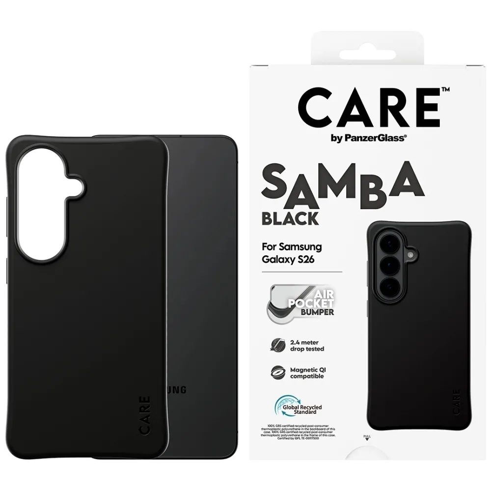 Etui PanzerGlass Samba Qi do Galaxy S26 Czarny