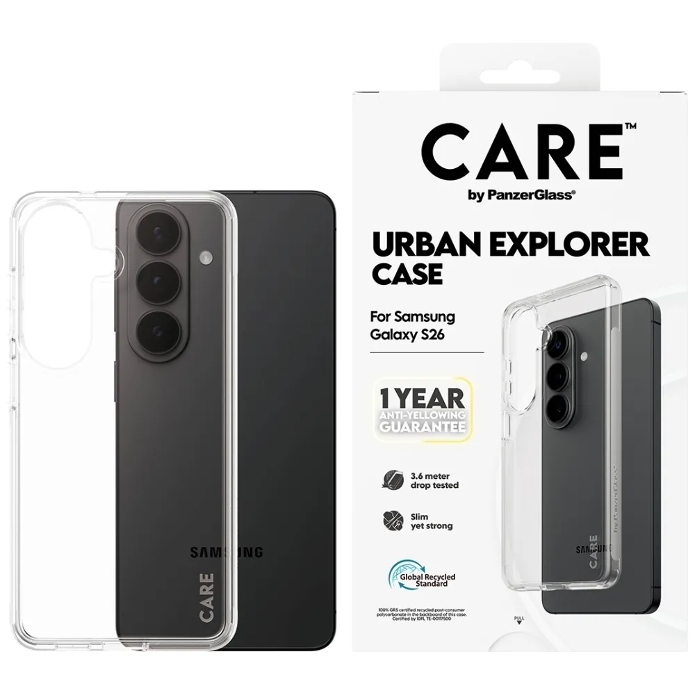 Etui PanzerGlass Urban Explorer do Galaxy S26 Przezroczysty