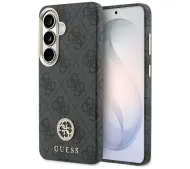 Guess 4G Rhinestone Round Logo MagSafe do Galaxy S26 Czarny