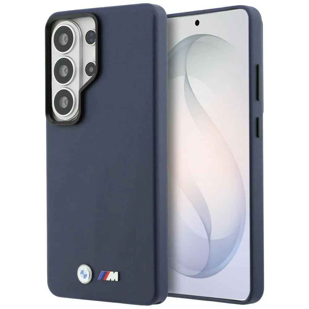 Etui BMW M Metal Logo MagSafe do Galaxy S26 Ultra Granatowy