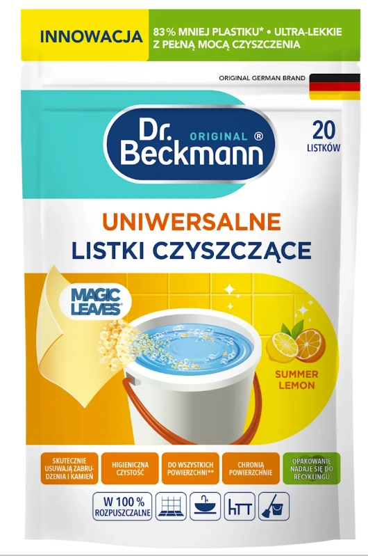 Chusteczki czyszczące Dr. Beckmann Uniwersalne Summer Lemon 20szt.