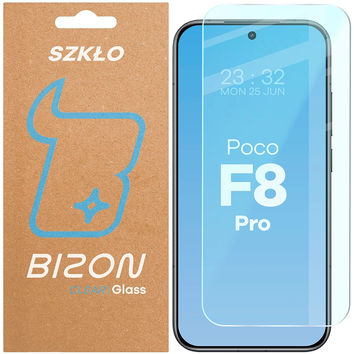 Szkło hartowane Bizon na ekran Glass Clear 2 do Xiaomi POCO F8 Pro
