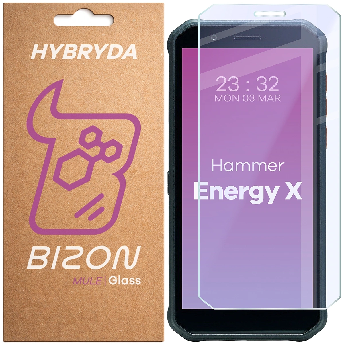 Szkło hybrydowe Bizon elastyczne Glass Mule do HAMMER Energy X