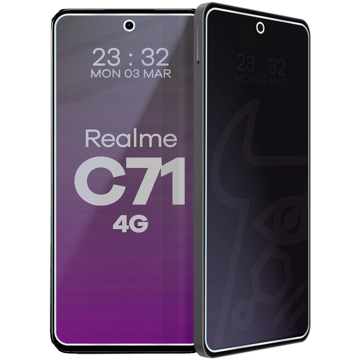 Szkło hybrydowe Bizon prywatyzujące Glass Mule Shadow do Realme C71 4G