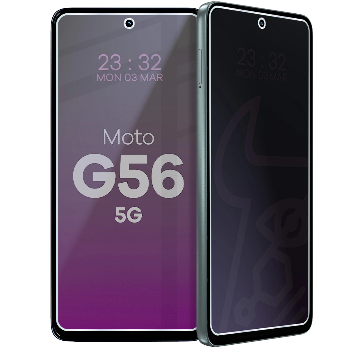 Szkło hybrydowe Bizon prywatyzujące Glass Mule Shadow do Motorola Moto G56 5G