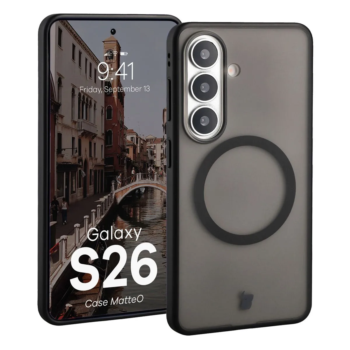 Etui Bizon MatteO do Galaxy S26 Czarny