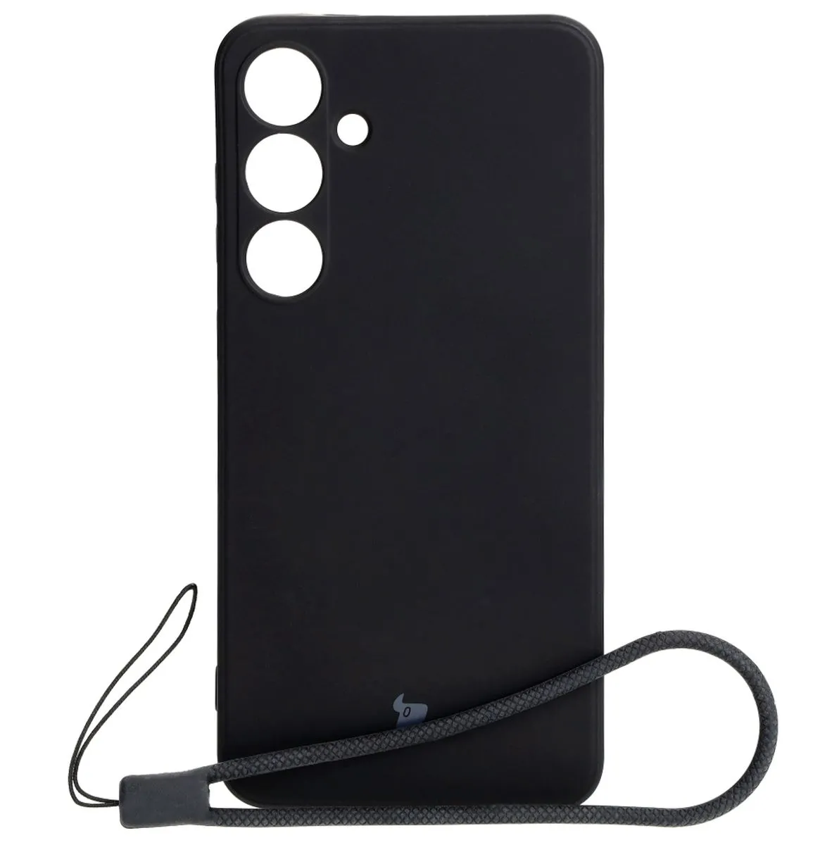 Etui Bizon Silicone Sq do Galaxy S24 Plus Czarny