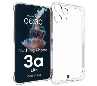 Etui Bizon Salpa do Nothing Phone 3a Lite Przezroczysty