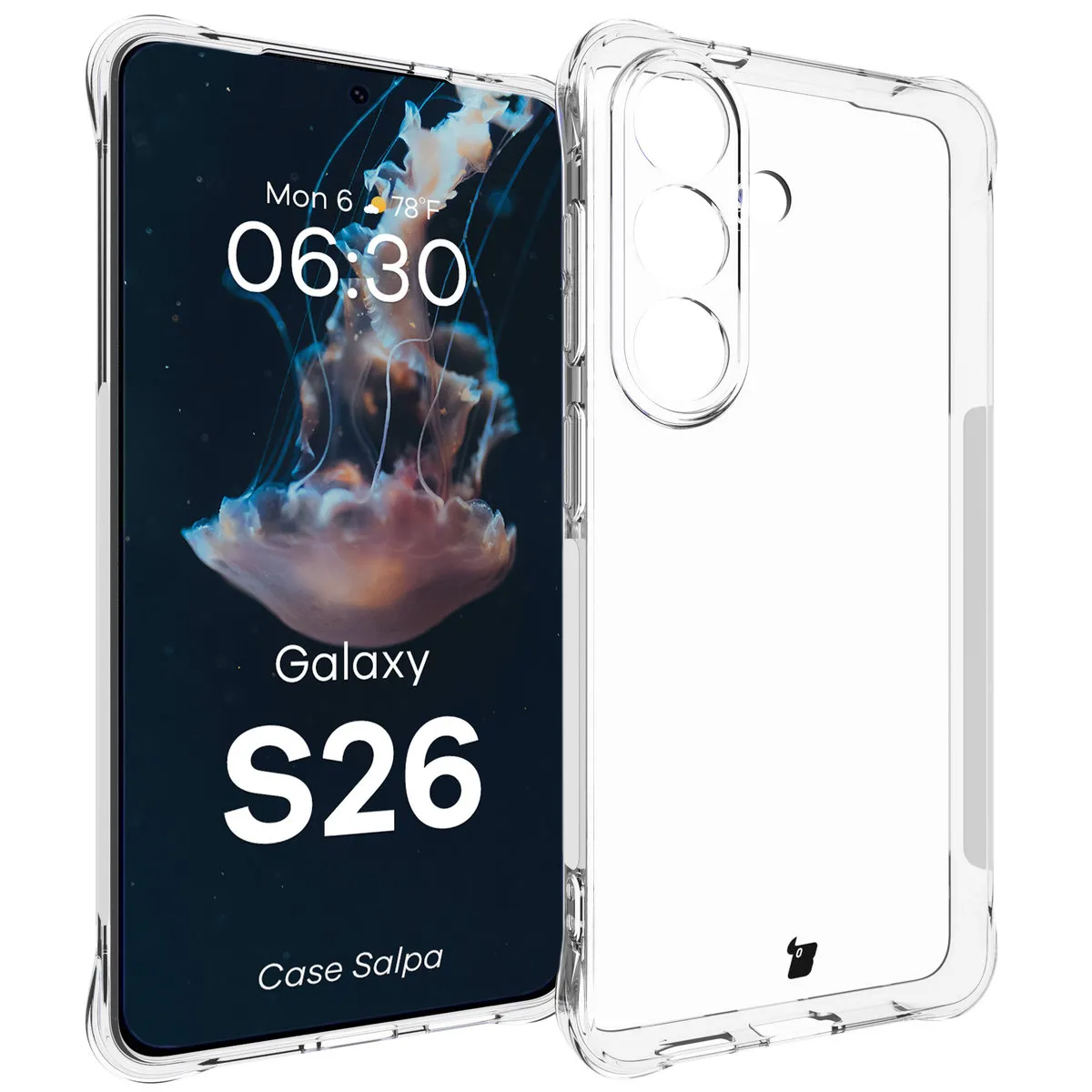 Etui Bizon Salpa do Galaxy S26 Przezroczysty
