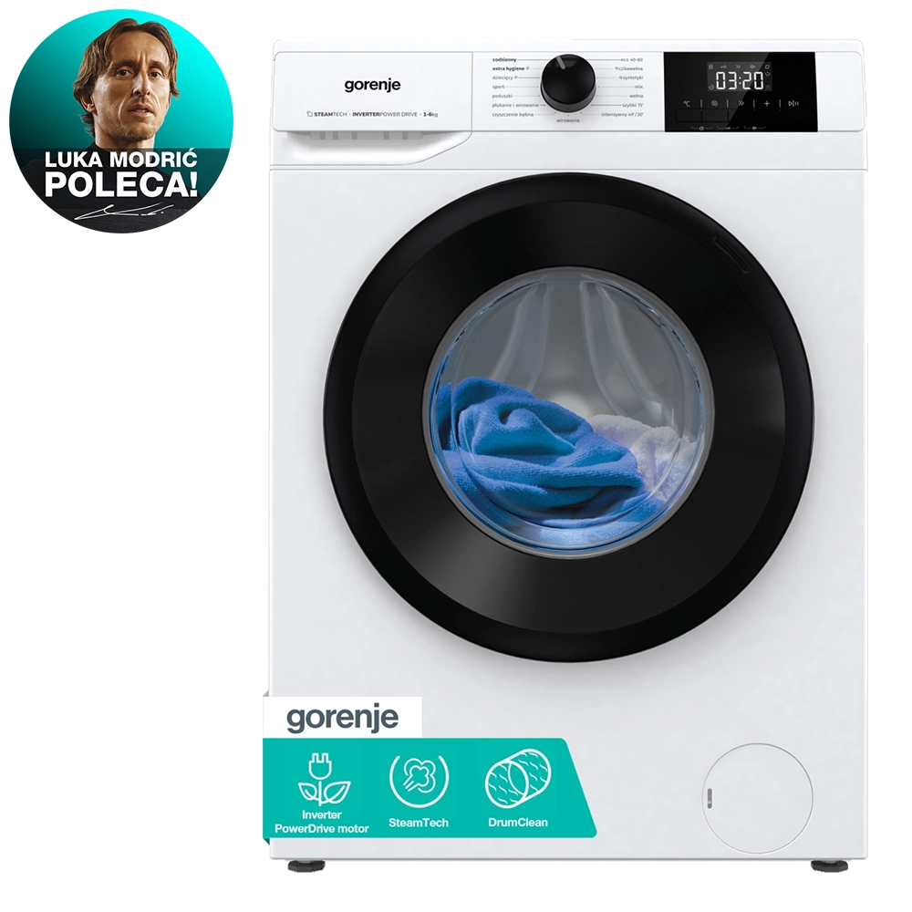 Pralka Gorenje W3NGPI61SBS/PL Slim ExtraHygiene 6kg 1200obr/min