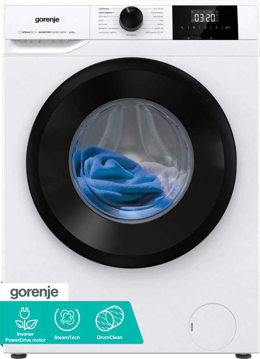 Pralka Gorenje W3NGPI61SBS/PL Slim 6kg 1200obr/min