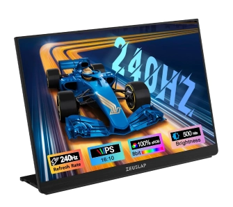 Monitor Zeuslap P16F 16" 2K IPS 240Hz 3ms Przenośny