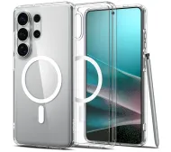 Spigen Ultra Hybrid Mag do Galaxy S26 Ultra Przezroczysty