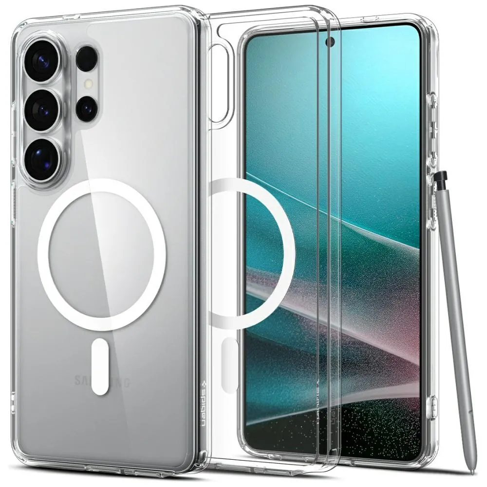 Spigen Ultra Hybrid Mag do Galaxy S26 Ultra Przezroczysty