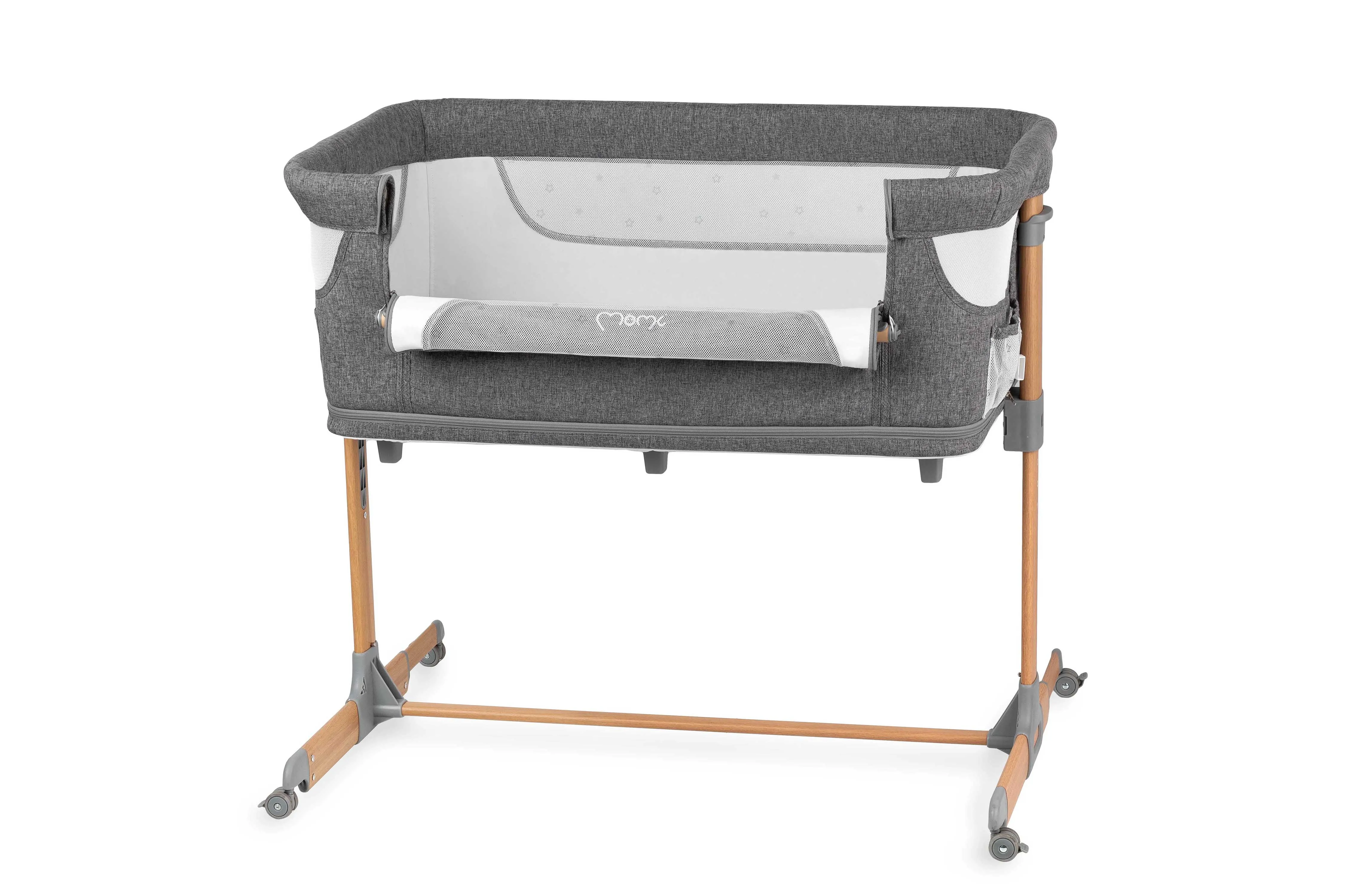 Łóżeczko dostawne MoMi Smart Bed 4w1 Szary
