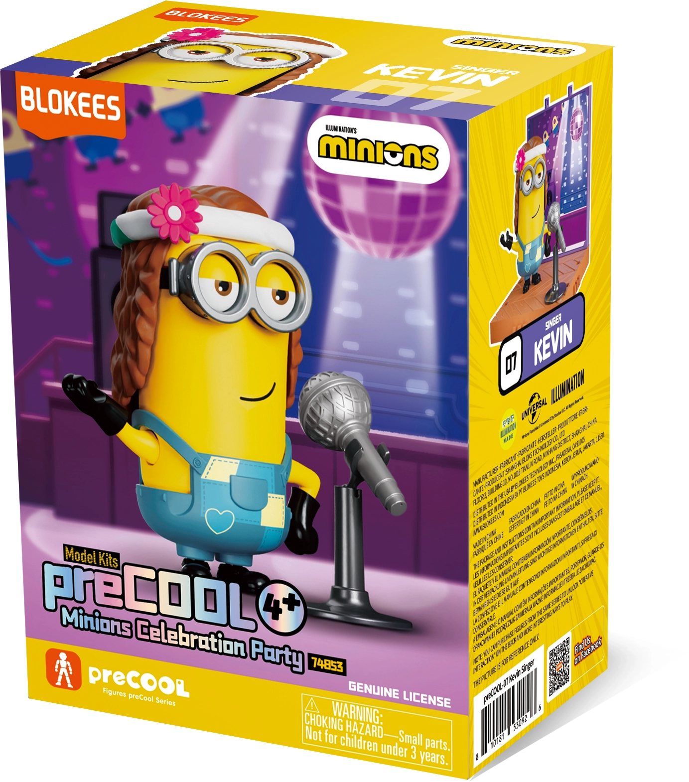 Model do składania Blokees Minions preCOOL S2 - Kevin Singer