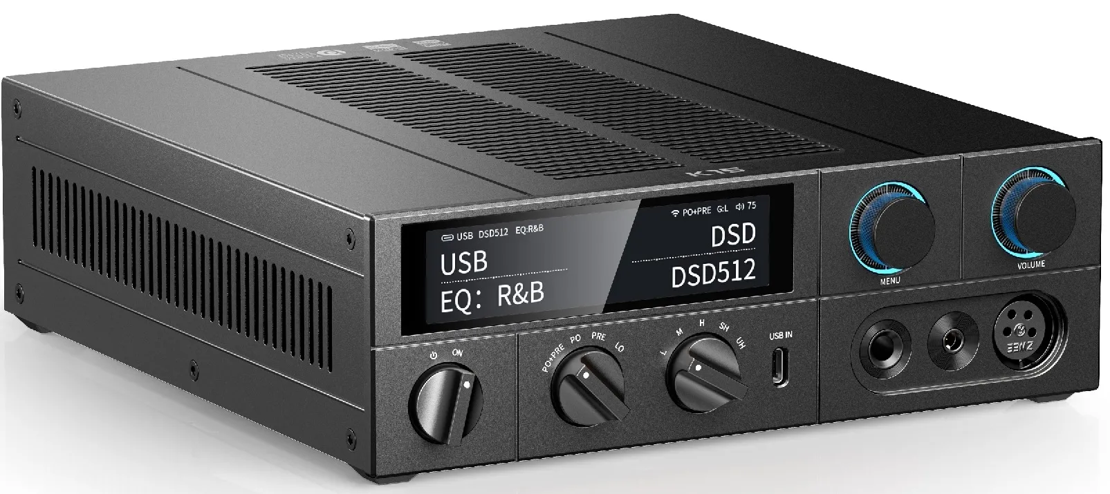 Wzmacniacz słuchawkowy FiiO K15 z DAC Czarny