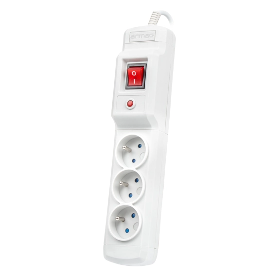 Listwa Armac MULTI M3 3 gniazda 5m Szary