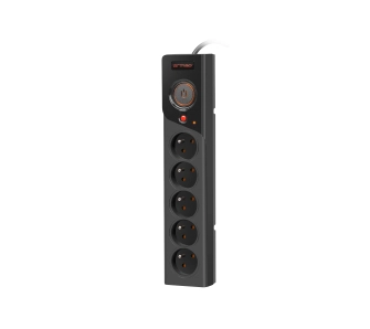 Listwa Armac Z5 5 gniazd 5m Organizer Kabla Czarny