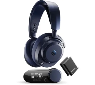 Słuchawki bezprzewodowe z mikrofonem SteelSeries Arctis Nova Pro Omni Nauszne Granatowy