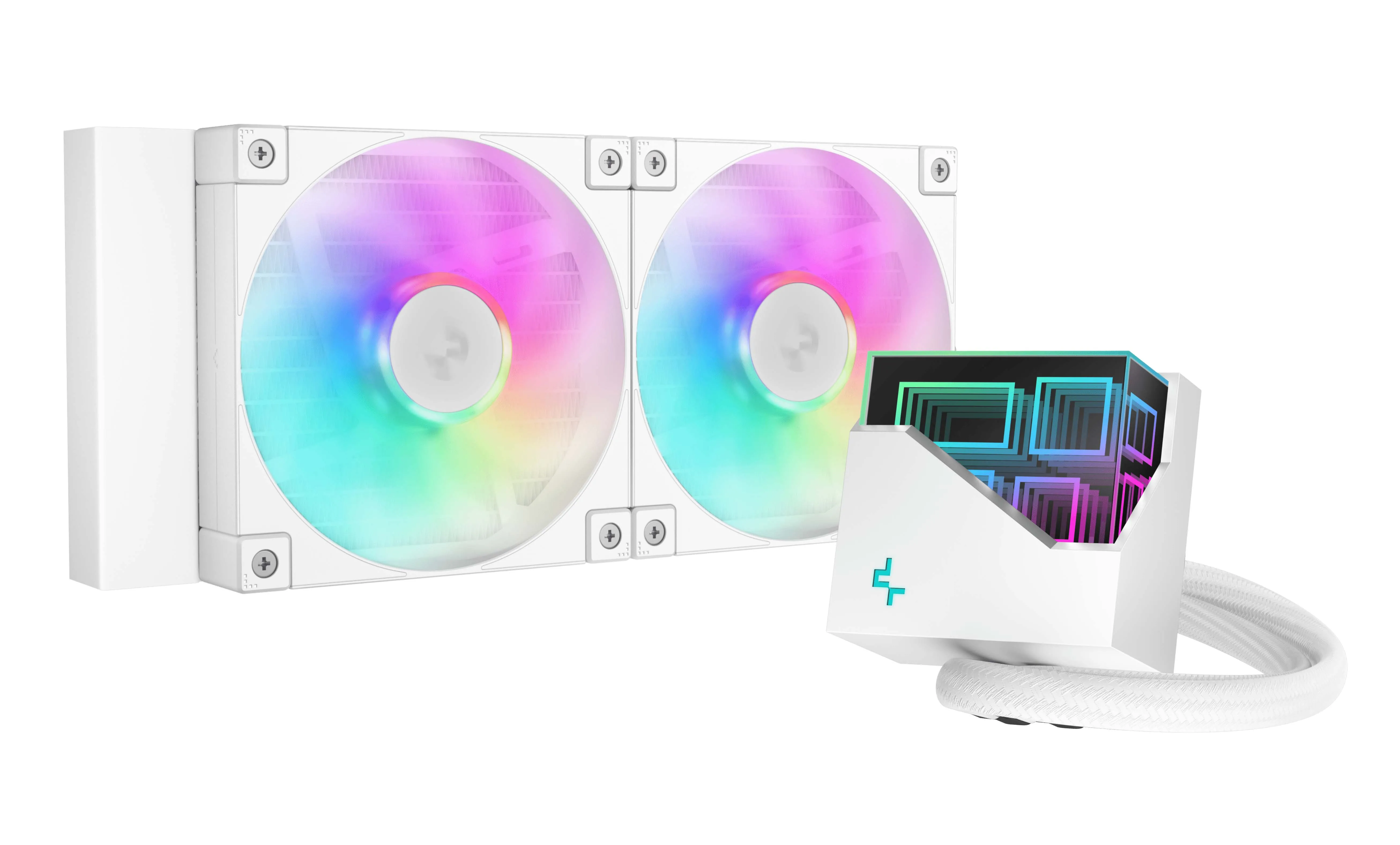 Chłodzenie DeepCool LT240 ARGB Biały