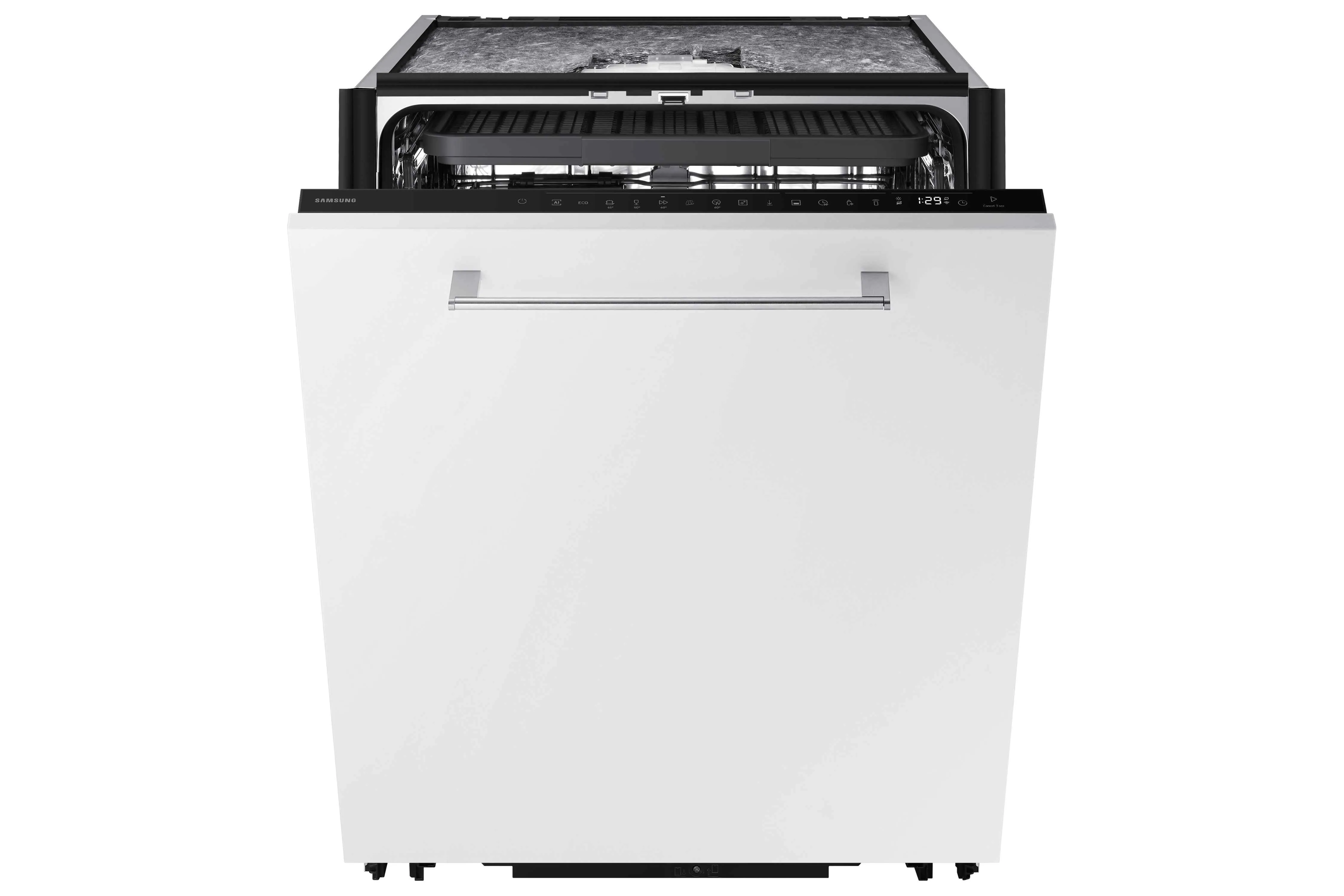 Zmywarka Samsung DW80H73VBB0U1 59,5cm Funkcje AI Automatyczne otwieranie drzwi Szuflada na sztućce Zdalne sterowanie