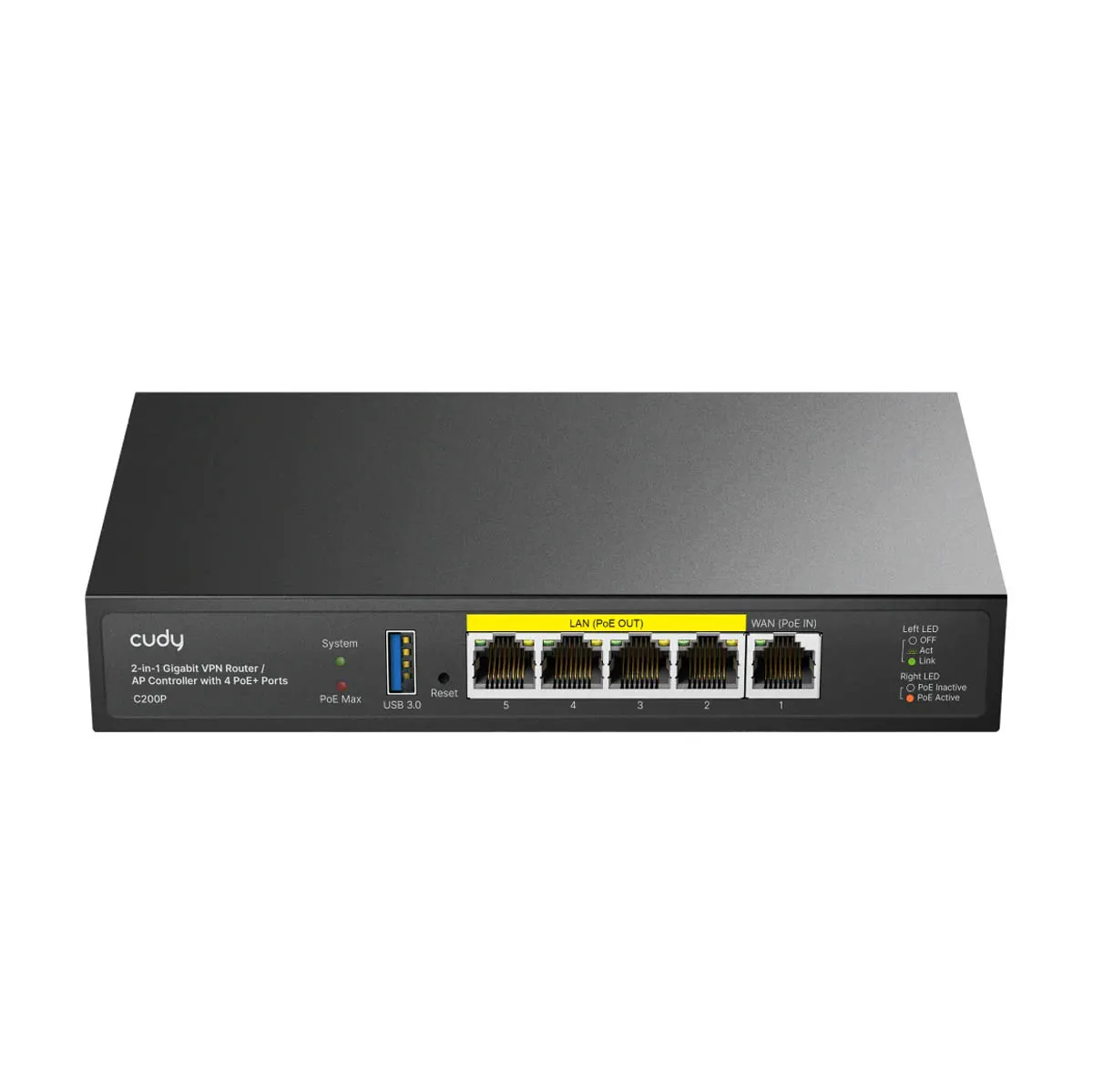 Router Cudy C200P Czarny