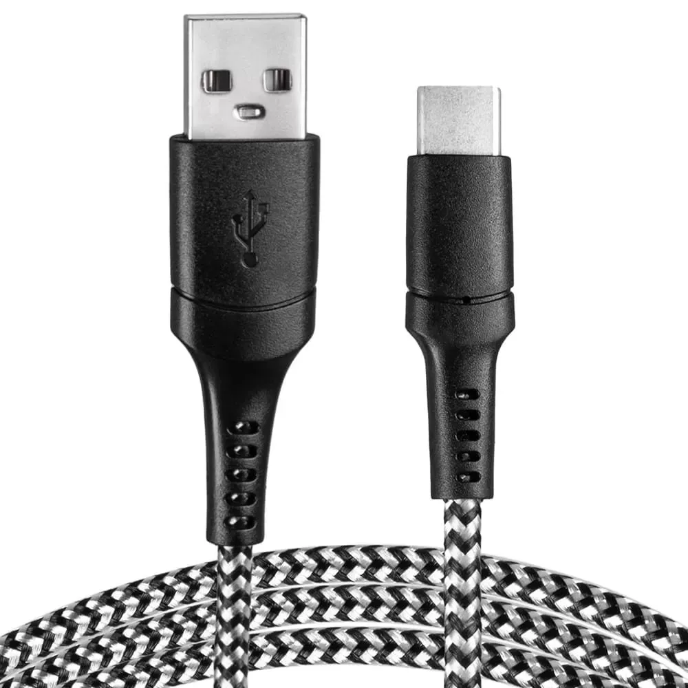 Kabel Vayox VA0148 USB-A do USB-C 1m Czarno-biały