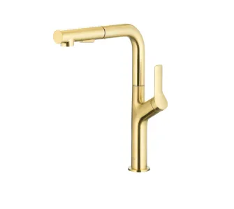 Bateria KFA Armatura Duero Design 6623-220-39 Jasny złoty Stal Szlachetna