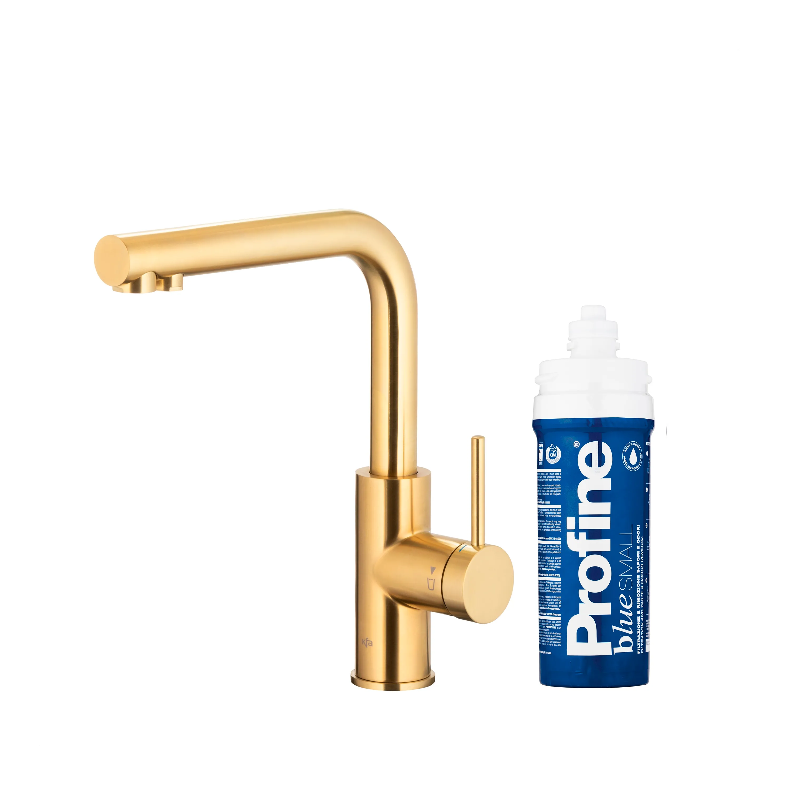 KFA Armatura Duero Pure Basic 6623-913-39 Jasne złoto Stal szlachetna