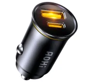 AOHI Superauto USB-A USB-C PD 65W Czarny