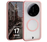 Bizon Case MatteO do Xiaomi 17 Ultra Jasnoróżowy