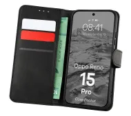Bizon Case Pocket do Oppo Reno 15 Pro Czarny