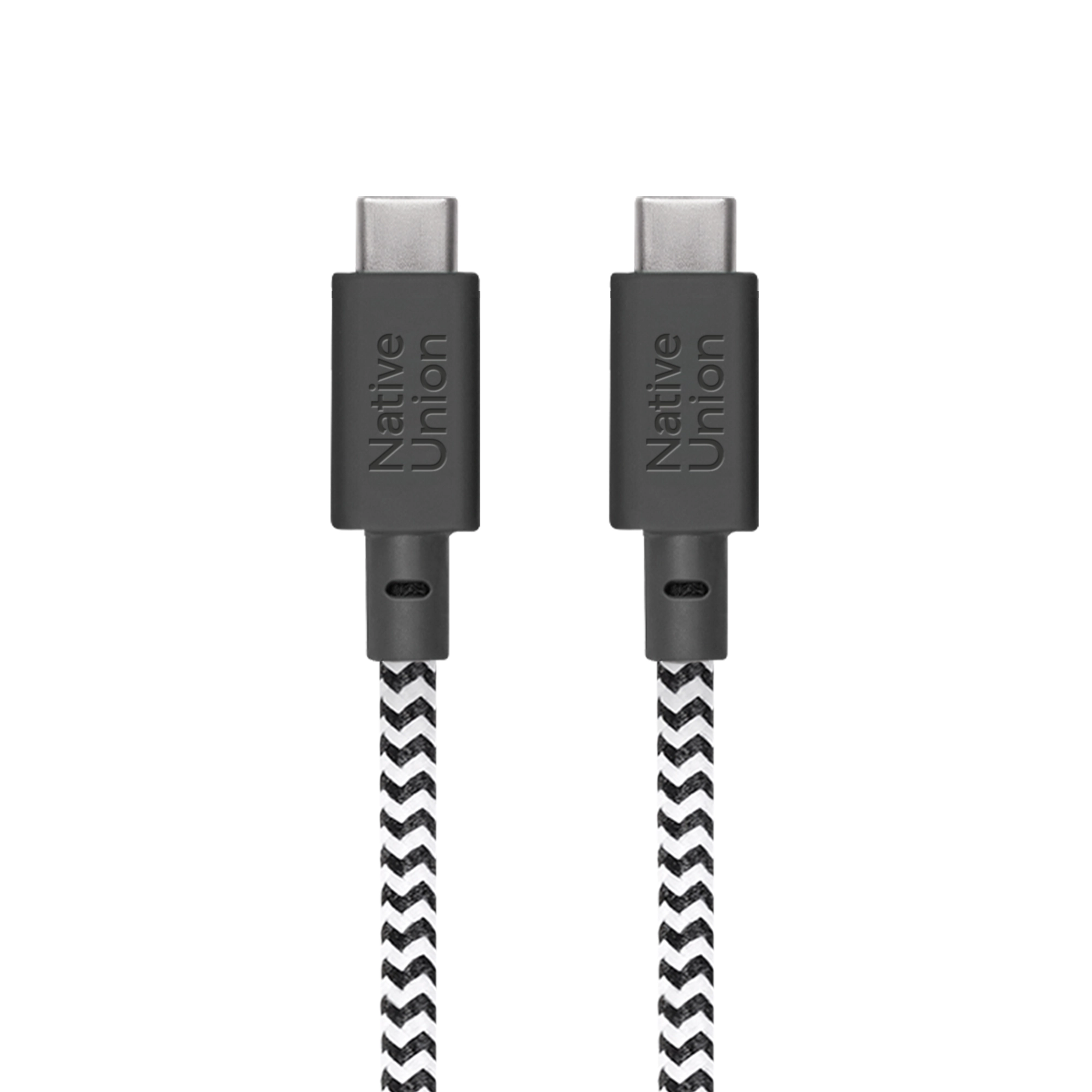 Kabel Native Union BELT-XL-C-ZEB-3-NP USB-C do USB-C 3m 100W Czarno-biały