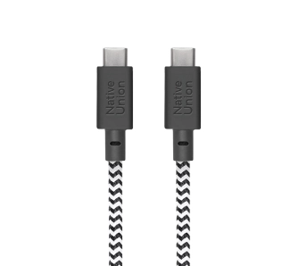 Kabel Native Union BELT-XL-C-ZEB-3-NP USB-C do USB-C 3m 100W Czarno-biały