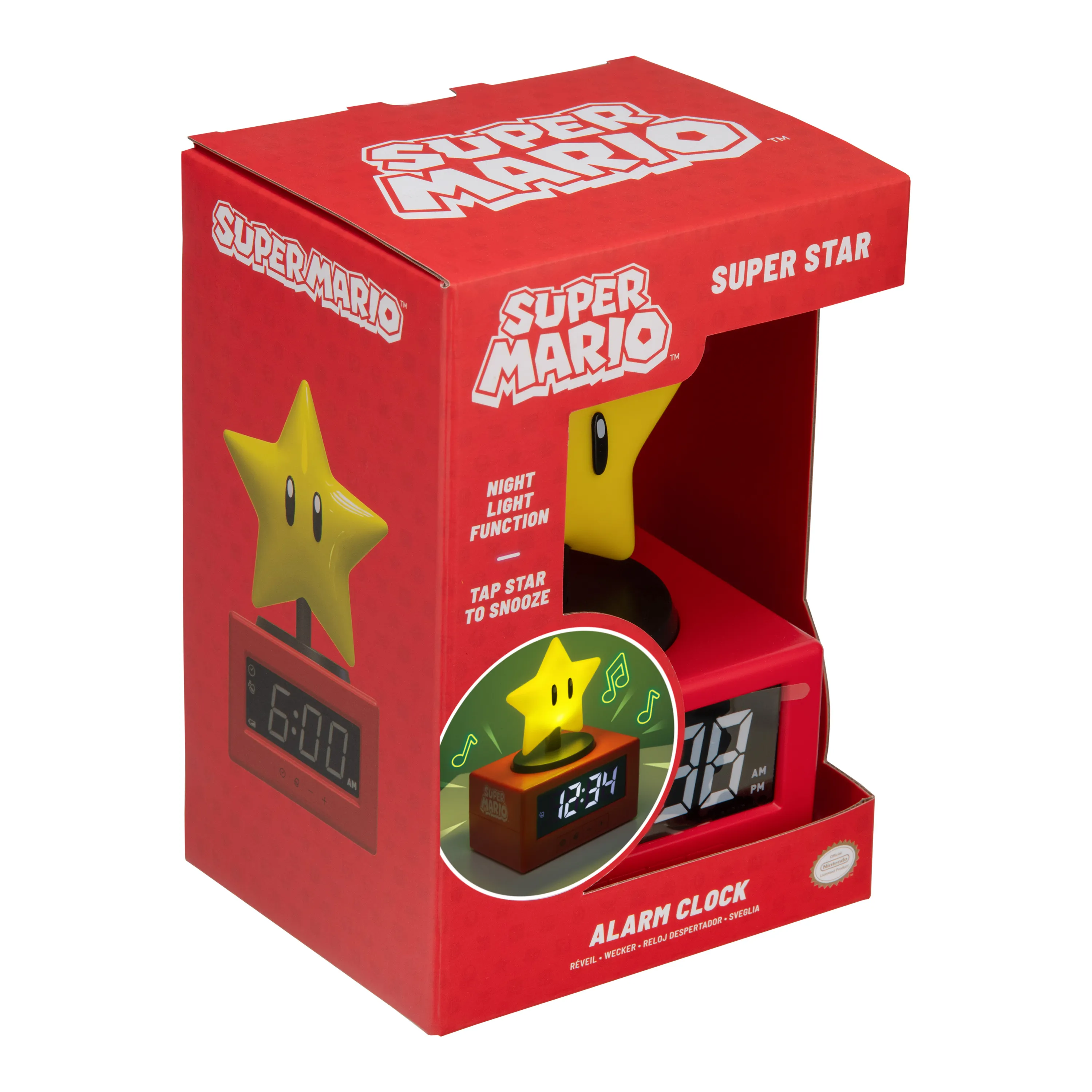 Budzik Paladone ICON Alarm Clock Super Mario Super Star
